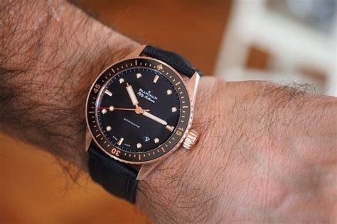 blancpain 1315 vs rolex 3135|A Week On The Wrist The Blancpain Fifty Fathoms Bathyscaphe.